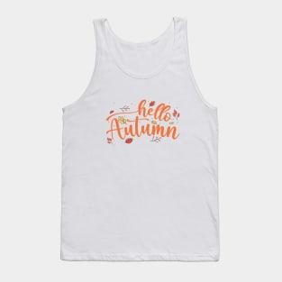 Hello Autumn Fall Vibes Tank Top